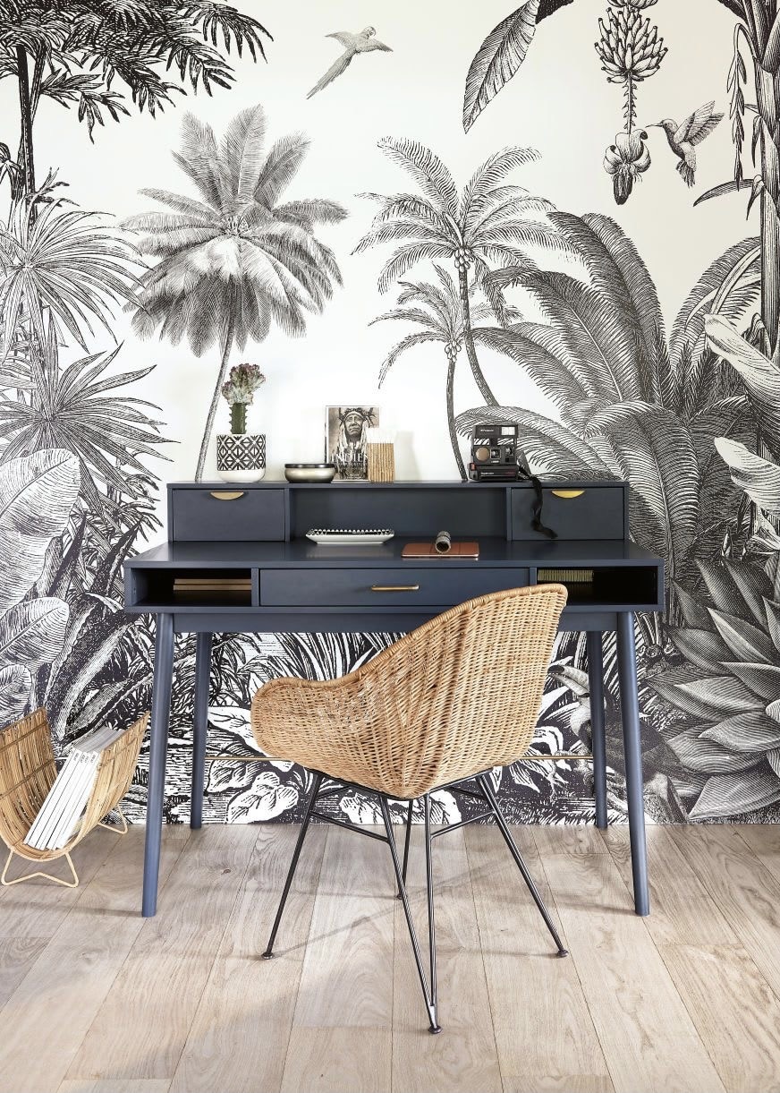 Bureau papier peint